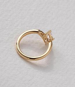 Marquise Lab Grown Diamond Engagement Ring: 1.0 CT Solitaire - Image 5