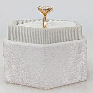 Oval Lab Grown Diamond Engagement Ring: Solid Gold Solitaire Wedding Ring - Image 7