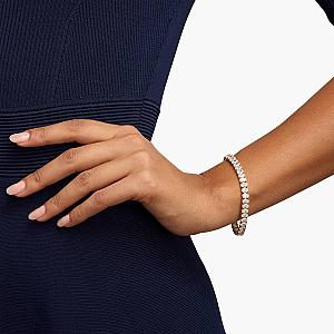 Oval Lab Grown Diamond Tennis Bracelet: Solid Gold Eternity Wedding Jewelry - Image 4